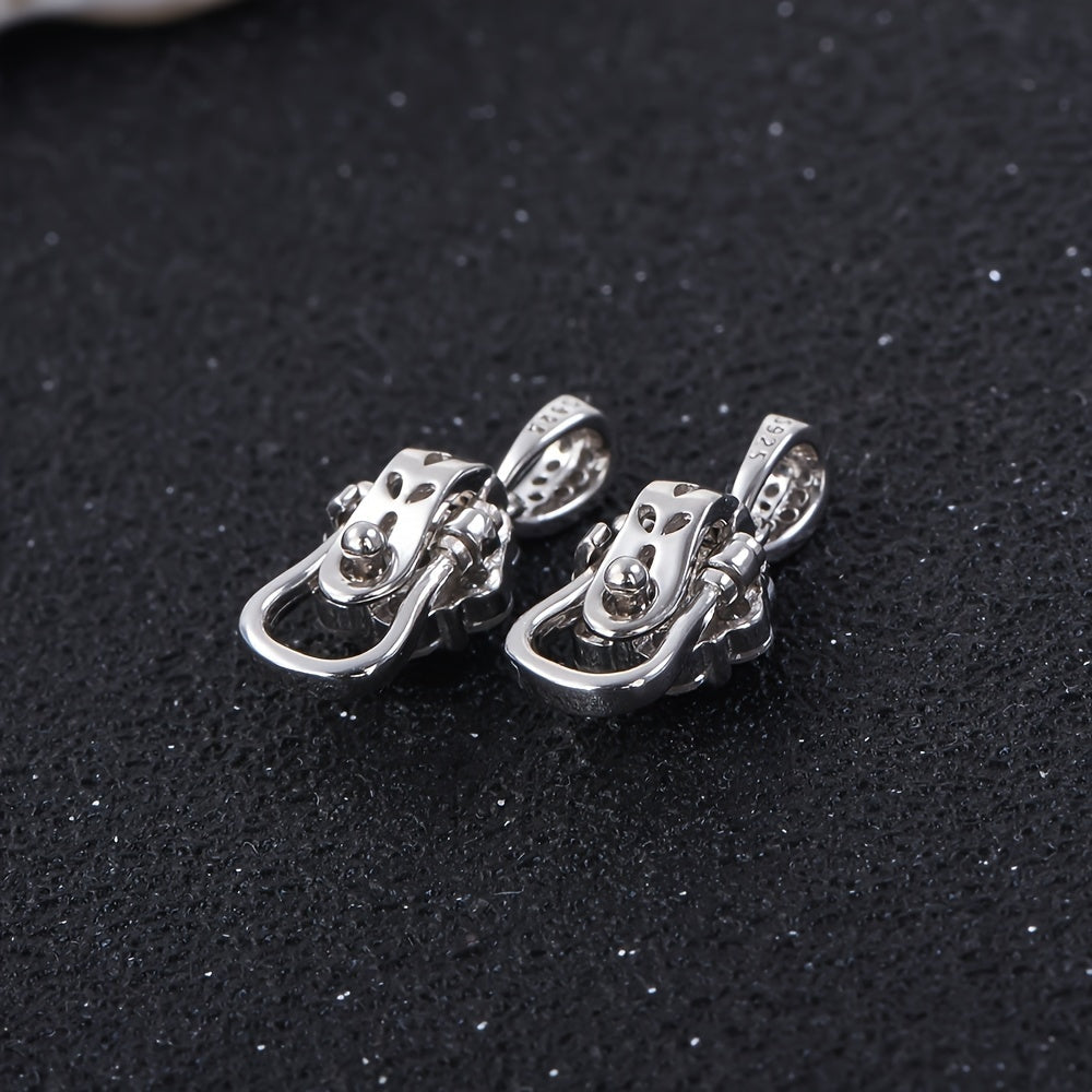 Versatile S925 Pure Silvery Handmade Clasp - Universal Fit for All Pendants, Elevate Your Necklace Elegance, Jewelry Making