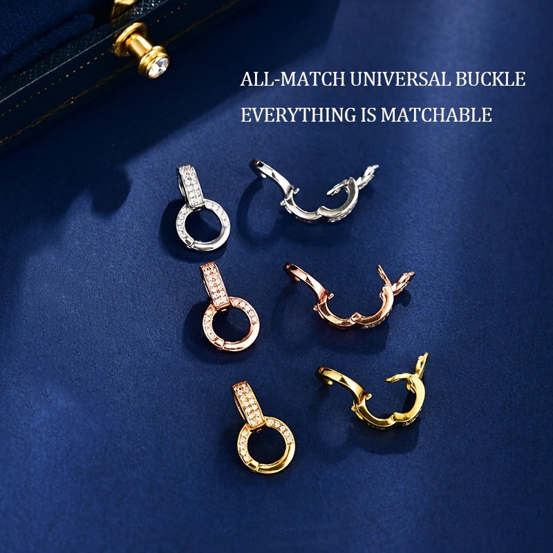 Jewelry Making Universal Pendant Clasp Available in Three Colors.