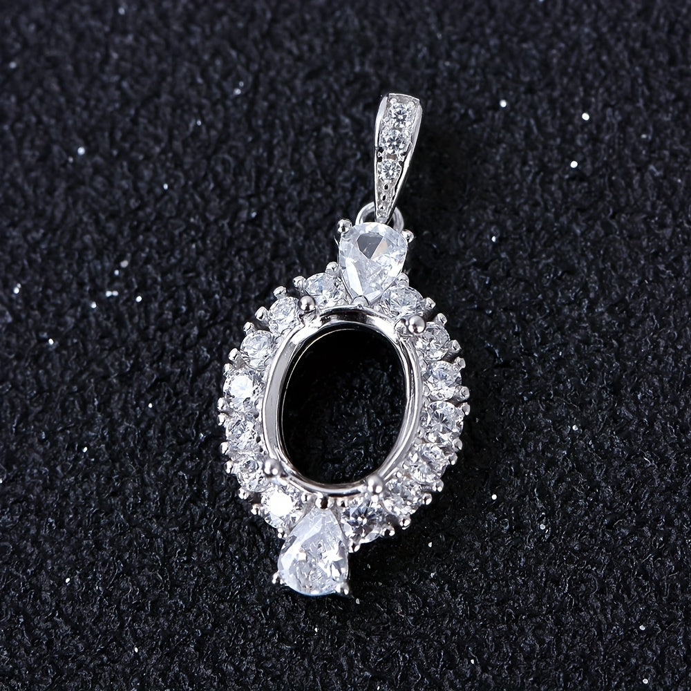 7*9 Pendant Charm S925 Silvery Material Jewelry Making/DIY/Jewelry Making Accessorie