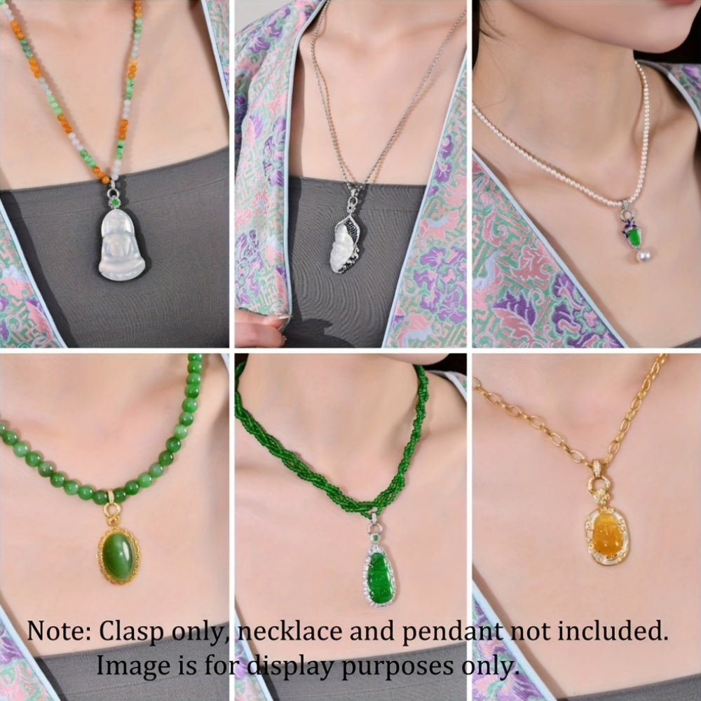 Jewelry Making Universal Pendant Clasp Available in Three Colors.