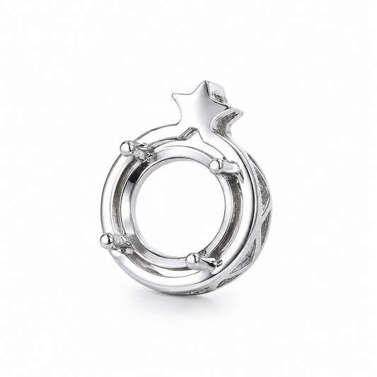Star Necklace Pendant Setting for DIY Jewelry Making
