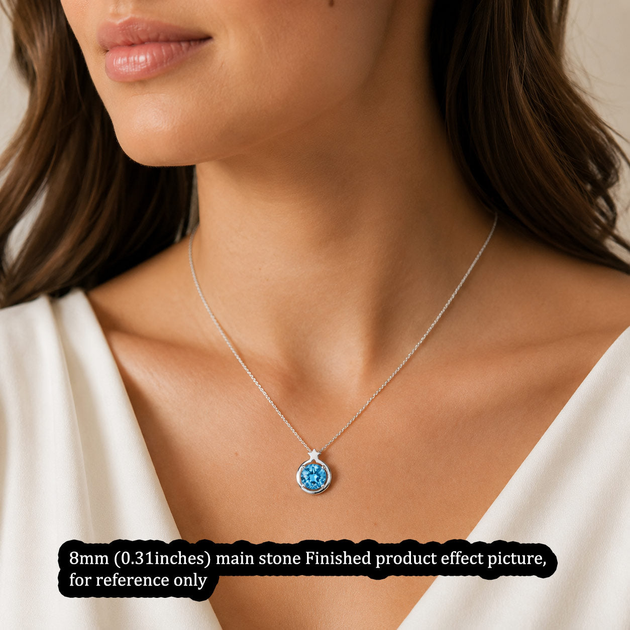 Star Necklace Pendant Setting for DIY Jewelry Making