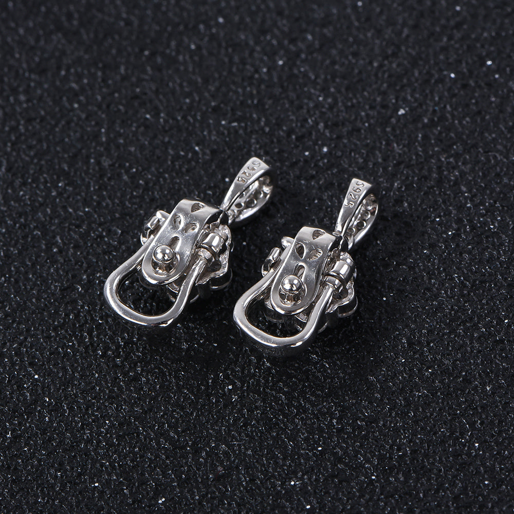 S925 Sterling Silver Universal Bail Clasp Pendant Connector