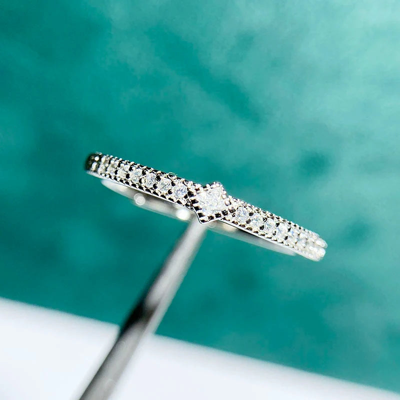 Rectangle 4×6 mm S925 Sterling Silver Ring Setting, Adjustable, Unset, For Women, Fashion Style