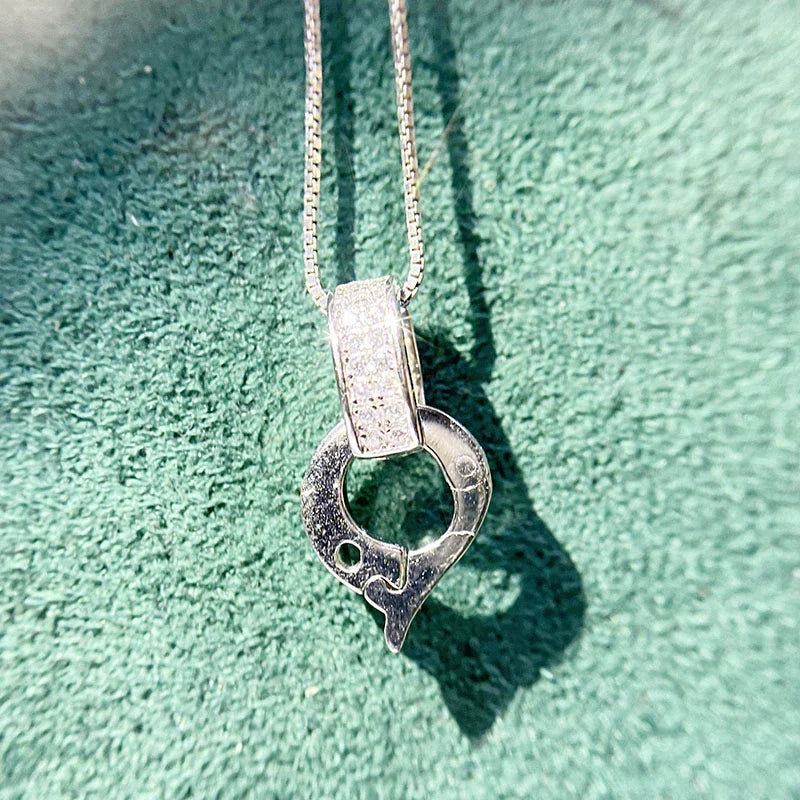 S925 Sterling Silver, 18K Gold Plated Pendant Setting, Unset, For Women