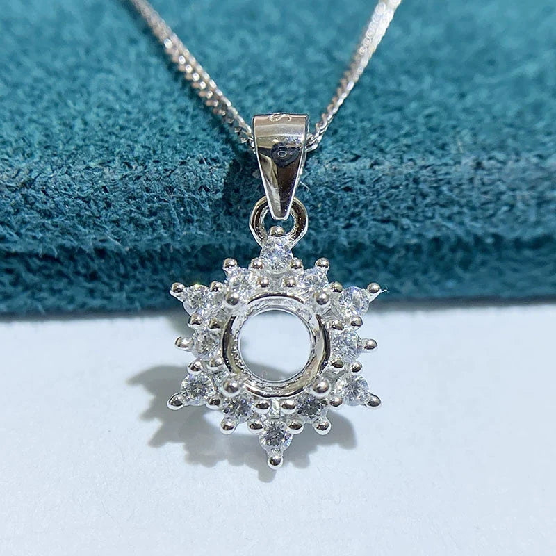 S925 Sterling Silver, 18K Gold Plated Ring Setting, Unset, For Women