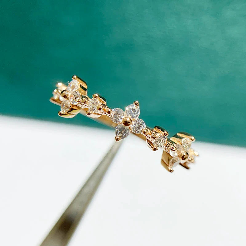 S925 Sterling Silver Ring Setting, Adjustable