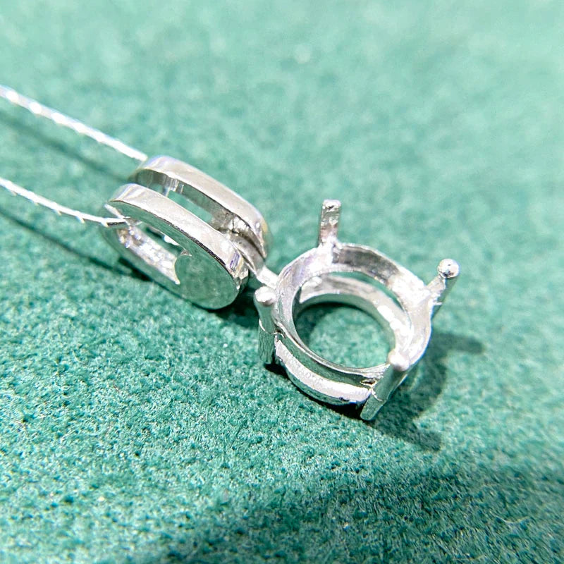 S925 Sterling Silver Pendant Setting