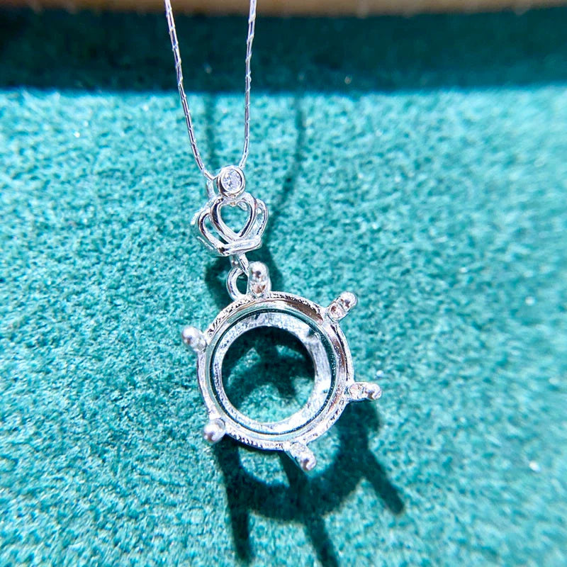 S925 Sterling Silver Pendant Setting