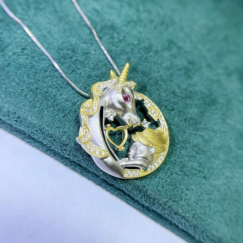 Heart 5×5 mm S925 Sterling Silver Pendant Setting, Unset, For Women, Fashion Style