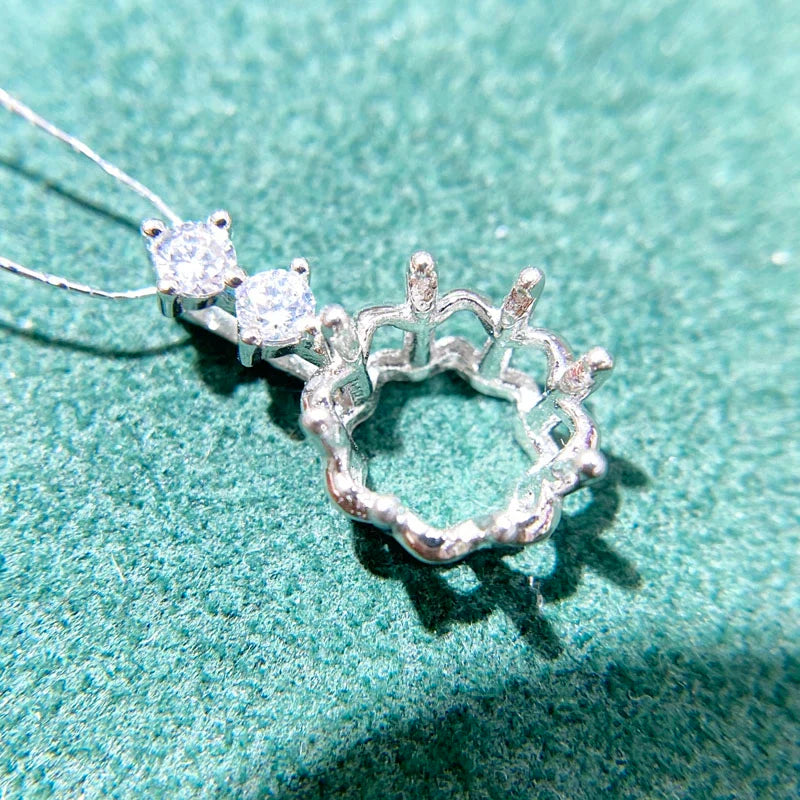 S925 Sterling Silver Pendant Setting