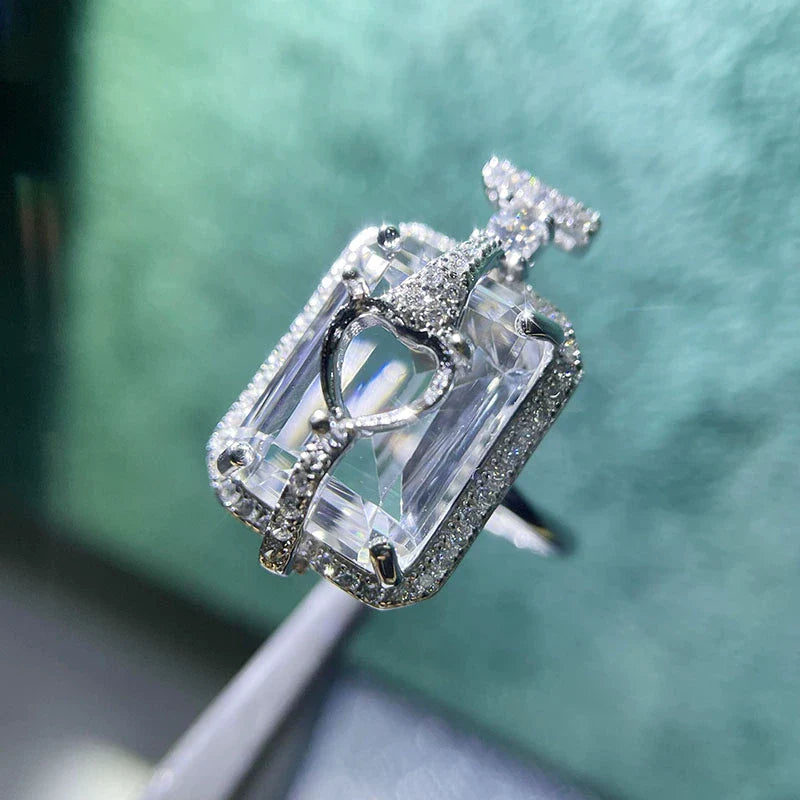 6 mm S925 Sterling Silver Ring Setting, Unset Mount, For Women