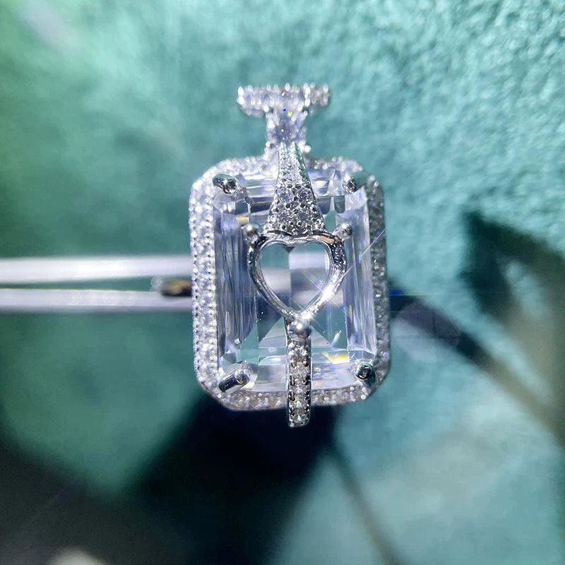 6 mm S925 Sterling Silver Ring Setting, Unset Mount, For Women