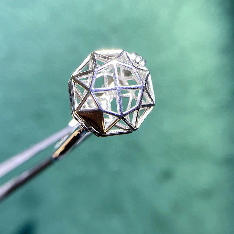 S925 Sterling Silver, 18K Gold Plated Ring Setting, Adjustable, Unset, For Women