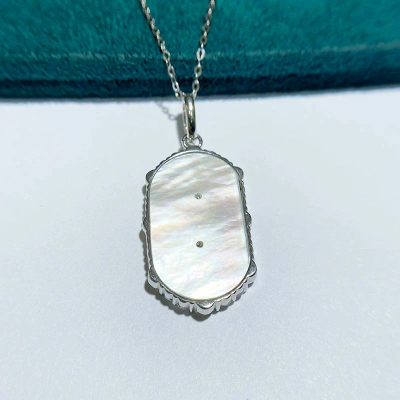 3×3 mm S925 Sterling Silver Pendant Setting, Unset, For Women, Cluster Setting