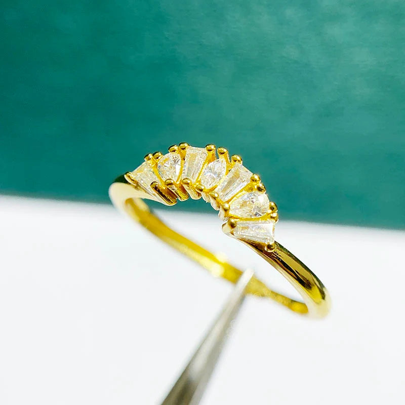 S925 Sterling Silver Ring Setting, Adjustable