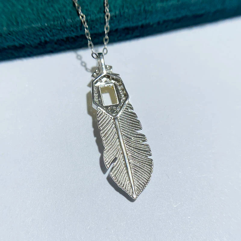 Rectangle 4×6 mm S925 Sterling Silver Pendant Setting, Unset, For Women, Vintage Style