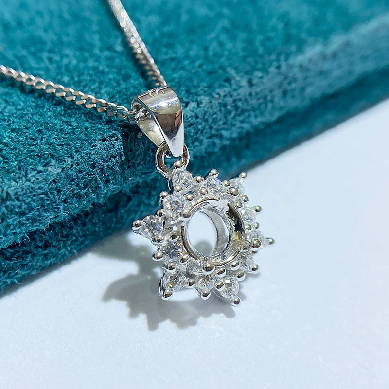 S925 Sterling Silver, 18K Gold Plated Ring Setting, Unset, For Women