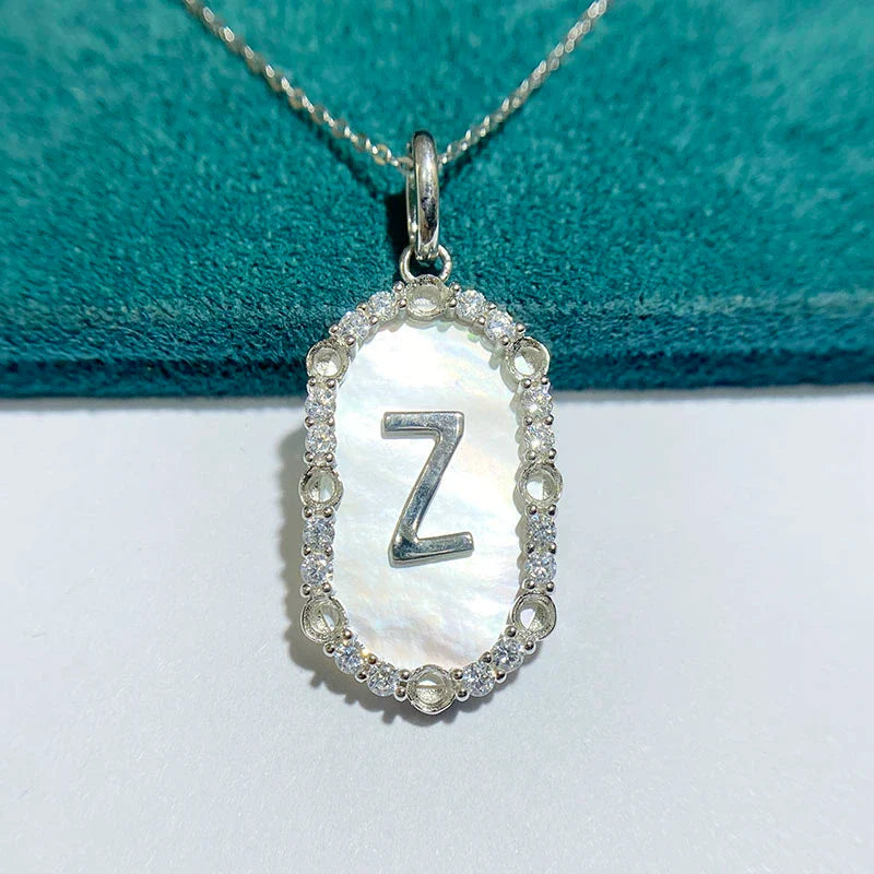 3×3 mm S925 Sterling Silver Pendant Setting, Unset, For Women, Cluster Setting