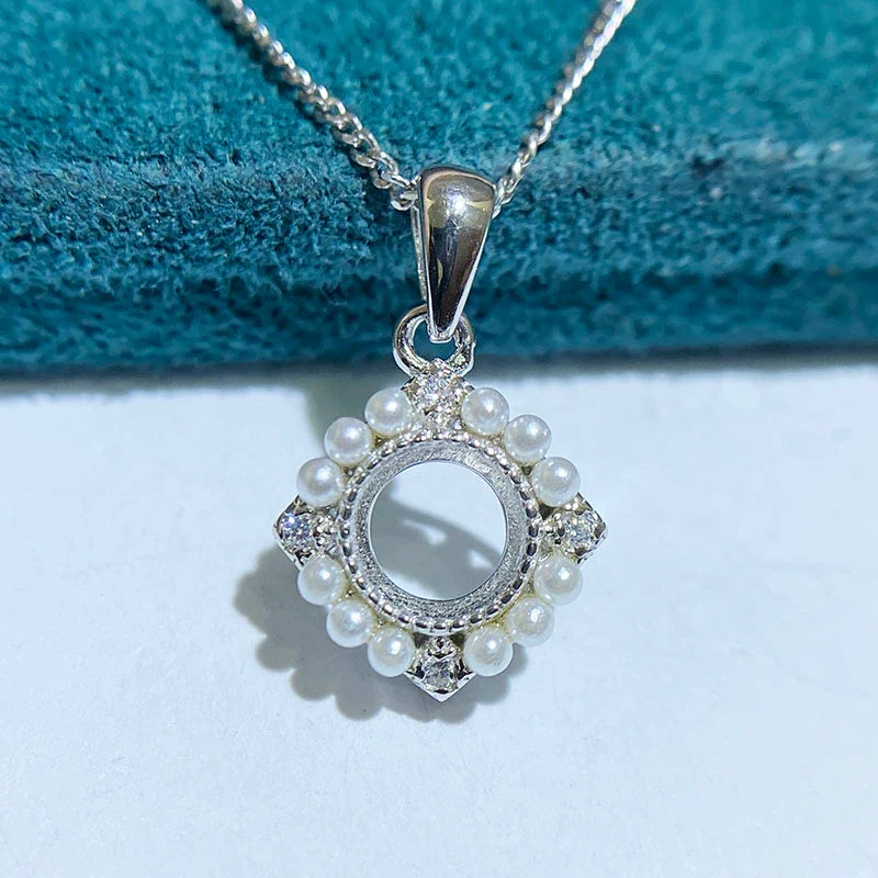 S925 Sterling Silver, 18K Gold Plated Ring Setting, Unset, For Women