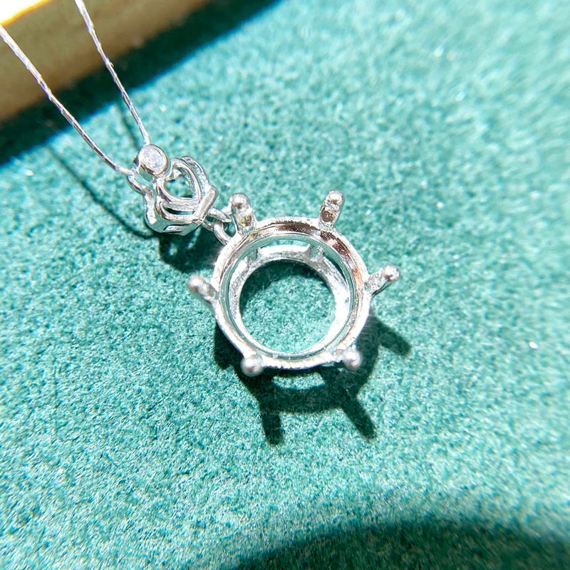 S925 Sterling Silver Pendant Setting