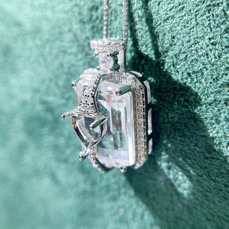 6 mm S925 Sterling Silver Ring Setting, Unset Mount, For Women