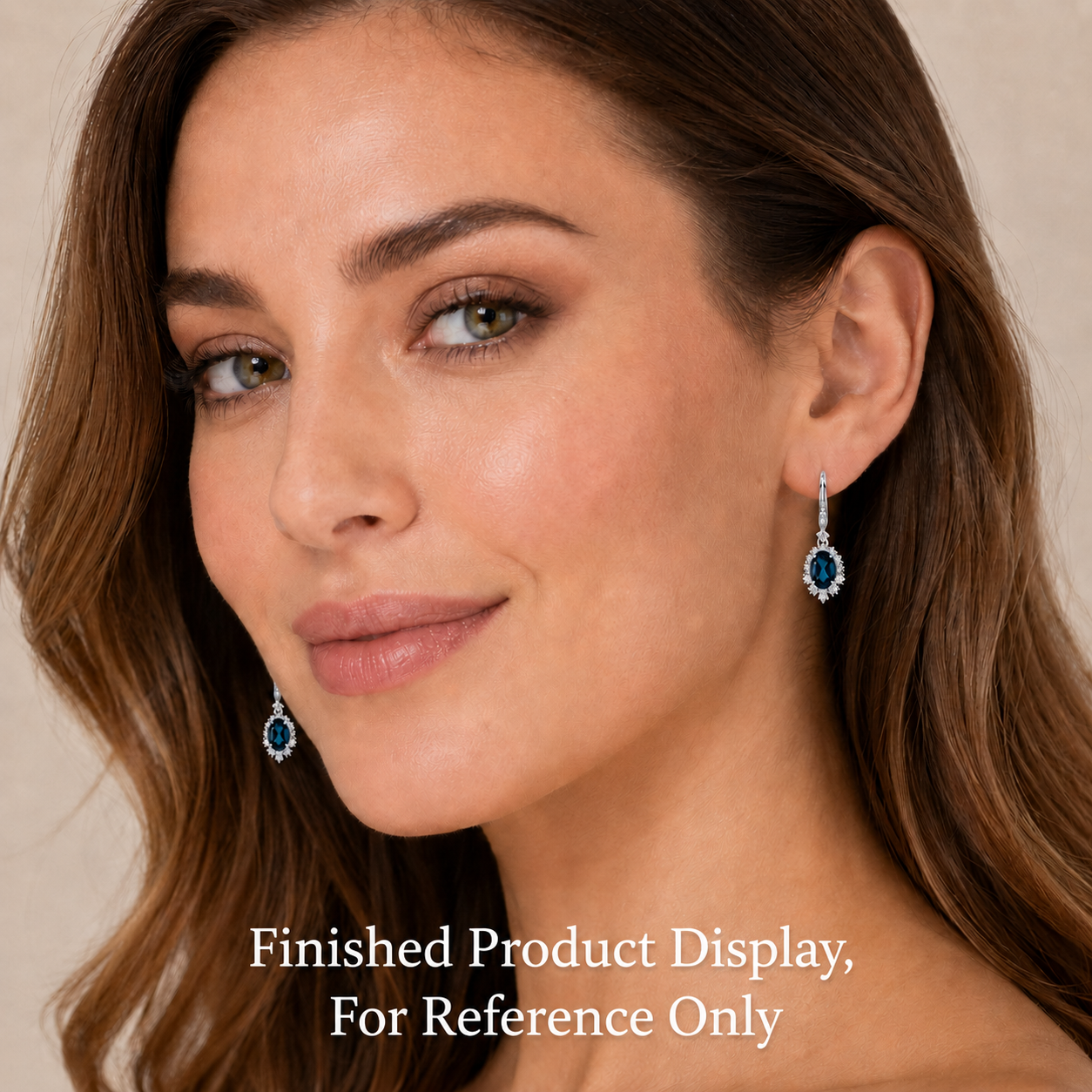 5×7mm Oval Dangle Earring Setting S925 Sterling Silver for DIY Jewelry Making